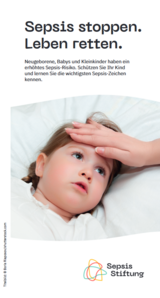 Flyer - Sepsis erkennen bei Neugeborenen und Kindern