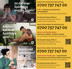 Visitenkarten-Set der Deutschen Sepsis-Hilfe e. V.